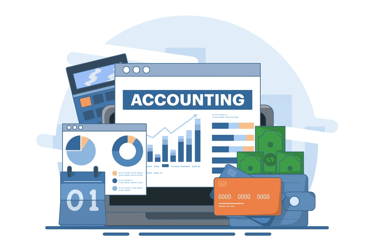 Illustration for Accounting & Bookkeeping Services