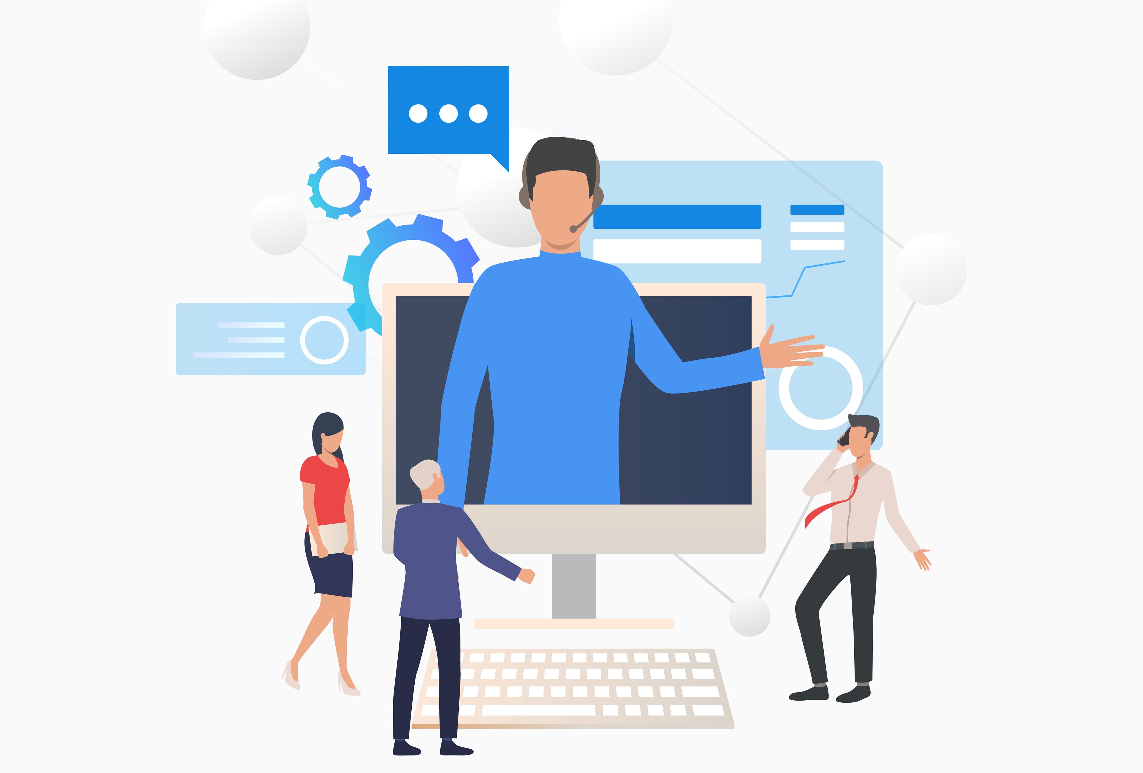 Illustration for Business Support & Process Outsourcing