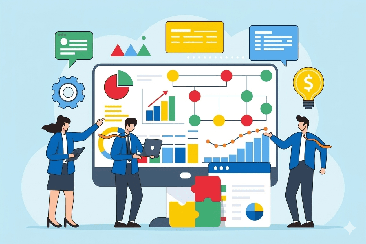 Our professional team working on innovative solutions